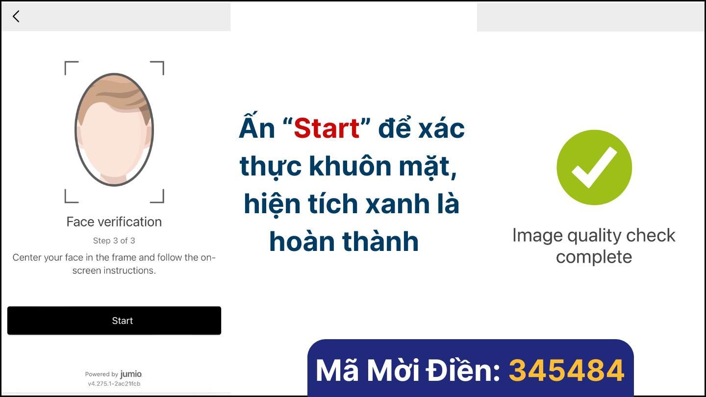 KYC WPT - xác thực khuôn mặt